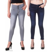 Lootkabazaar Women's Elegant Denim Jeans Combo (LWEDJC003)